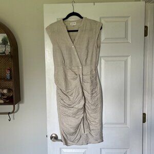Linen Blend Dress